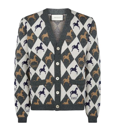 gucci horse cardigan|Gucci cardigan used.